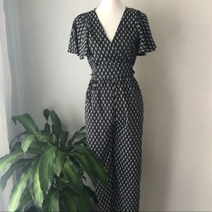 BAR III Black & White Jumpsuit